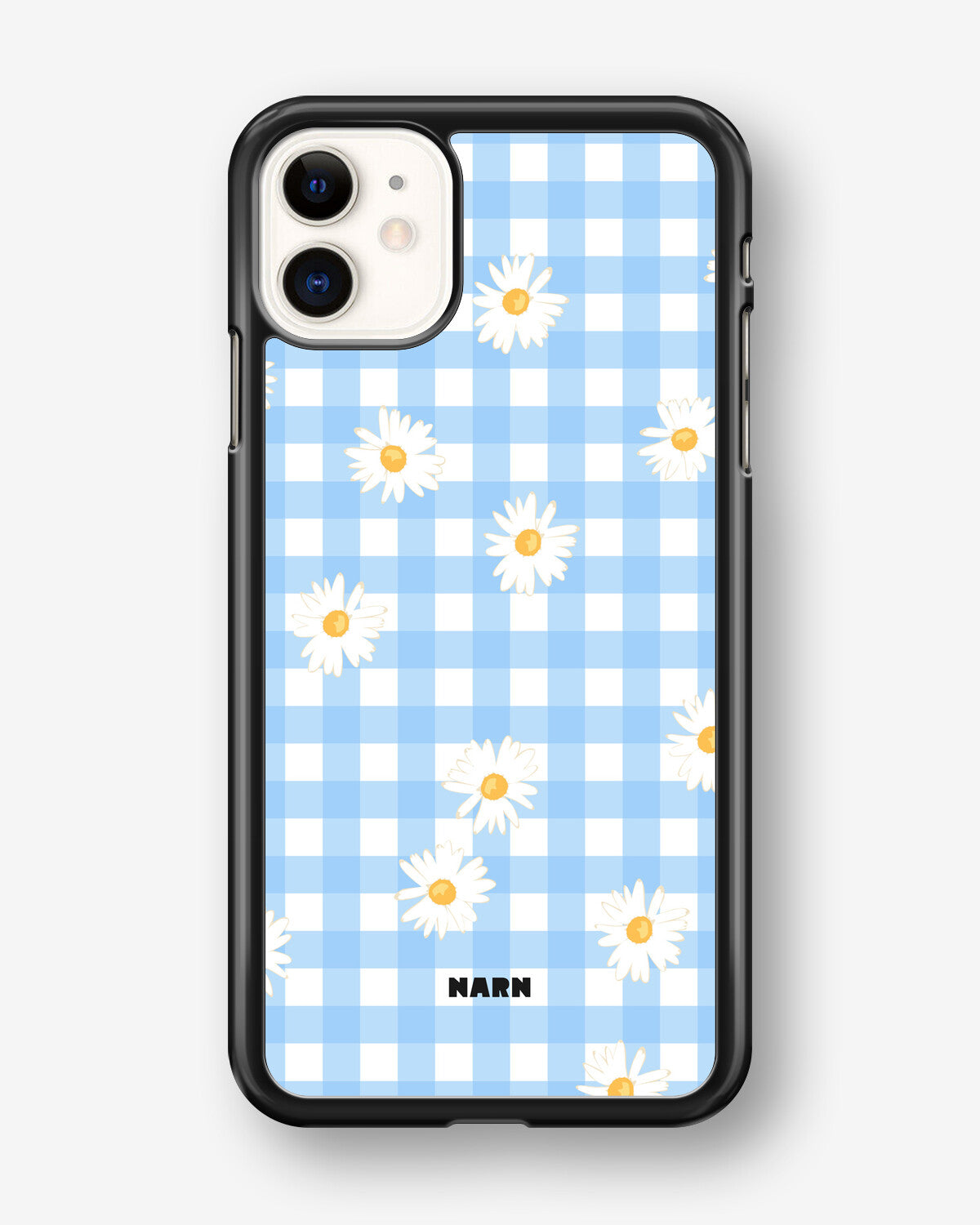 iPhone 11 Hard Case – Blue Daisies - View 1