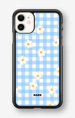 iPhone 11 Hard Case – Blue Daisies - View 1
