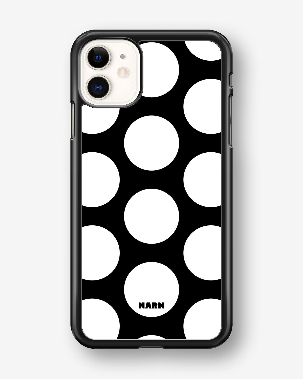 iPhone 11 Hard Case – Bold Dots - View 1