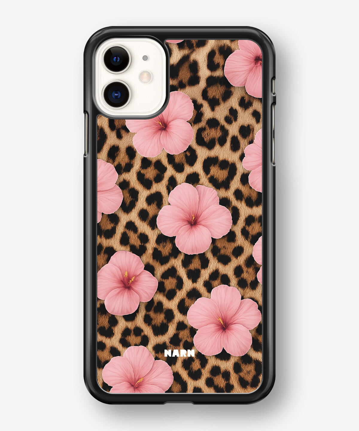 iPhone 11 Hard Case – Leopard Flower - View 1