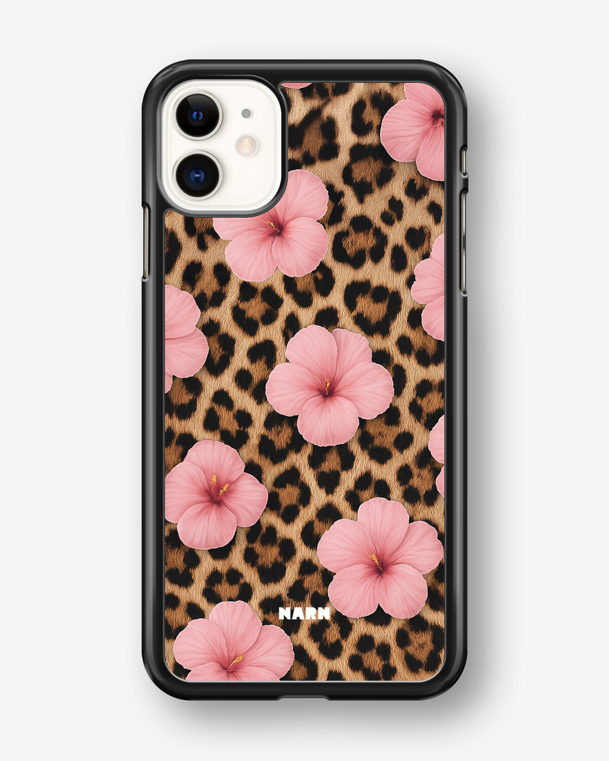 iPhone 11 Hard Case – Leopard Flower - View 1