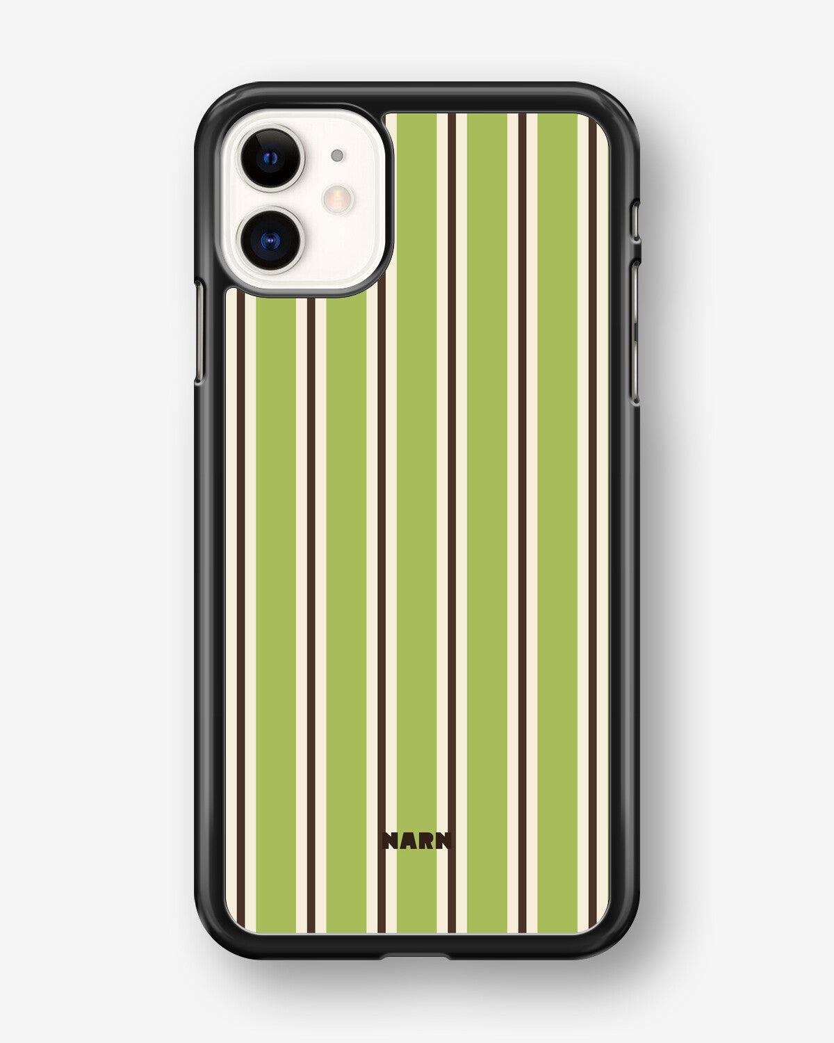 iPhone 11 Hard Case – Matcha Lines - View 1
