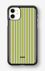 iPhone 11 Hard Case – Matcha Lines - View 1