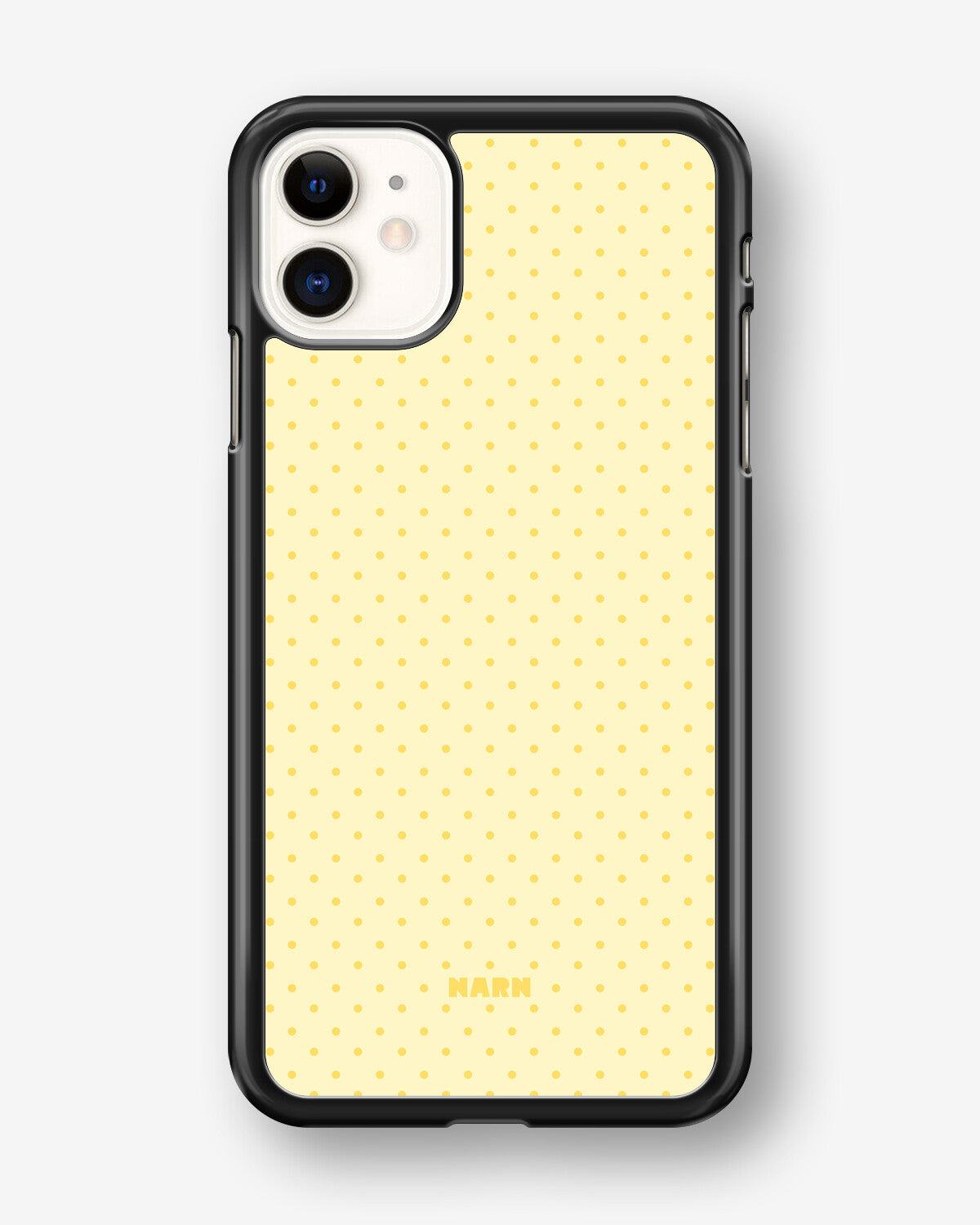 iPhone 11 Hard Case – Morning Dots - View 1