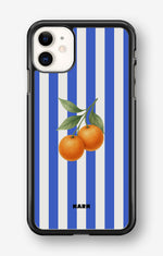 iPhone 11 Hard Case – Orange Stripes - View 1