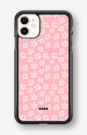 iPhone 11 Hard Case – Pink Daisy - View 1