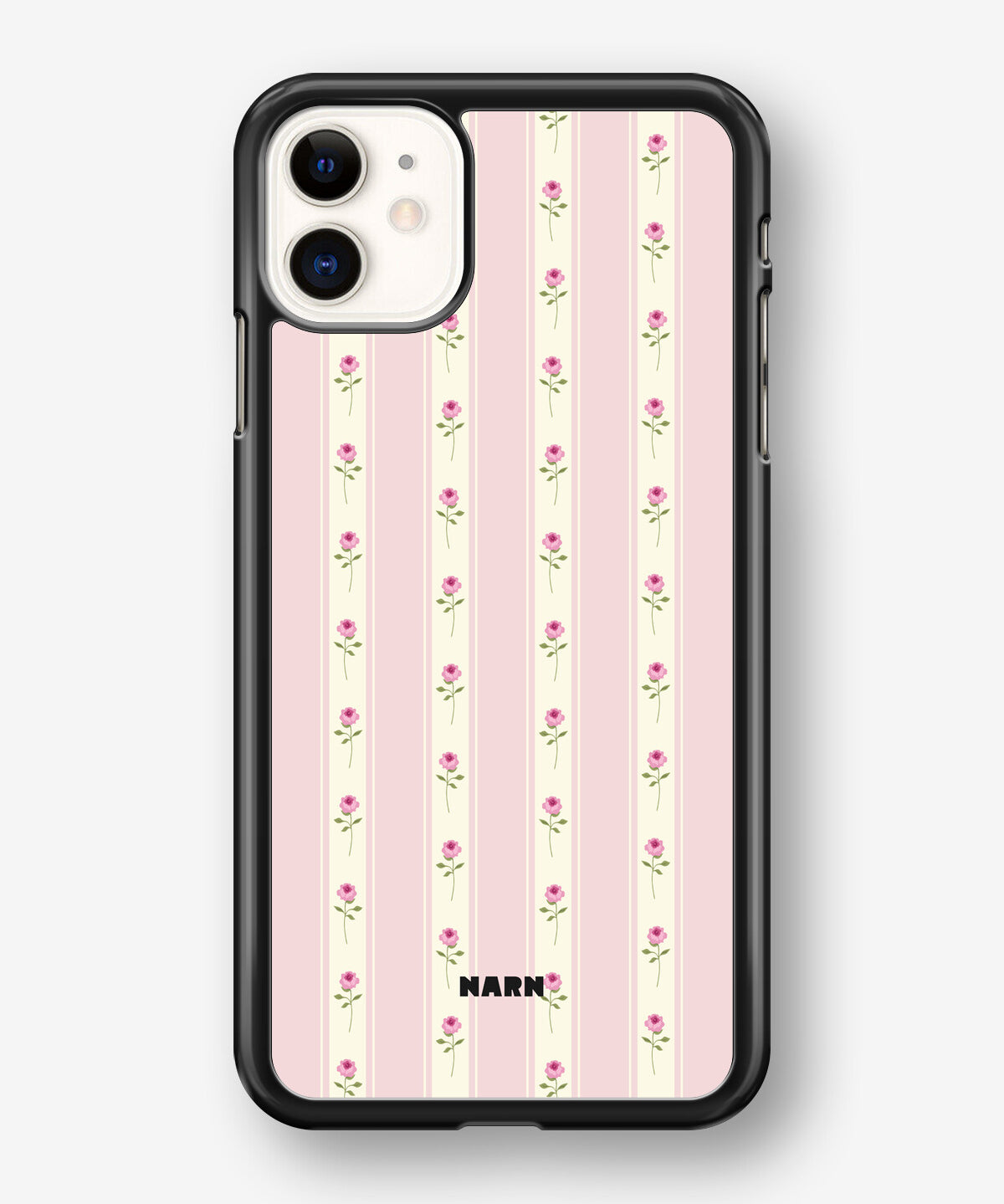 iPhone 11 Hard Case – Rose Lines - View 1