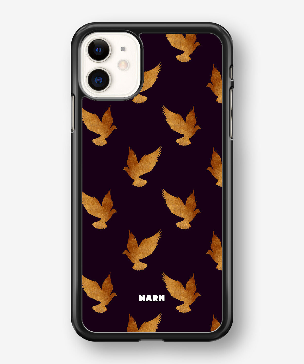 iPhone 11 Hard Case – Royal Doves - View 1