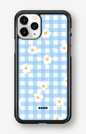iPhone 11 Pro Hard Case – Blue Daisies - View 1