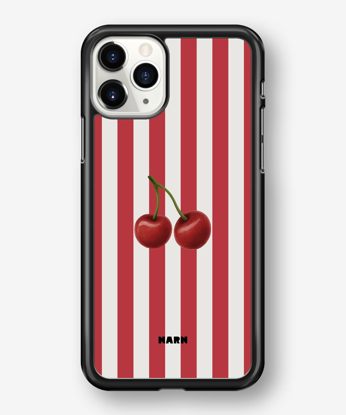 iPhone 11 Pro Hard Case – Cherry Stripes - View 1