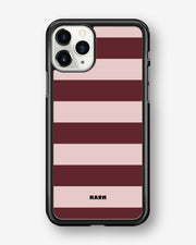 iPhone 11 Pro Hard Case – Cranberry Stripe - View 1