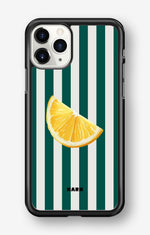 iPhone 11 Pro Hard Case – Lemon Stripes - View 1