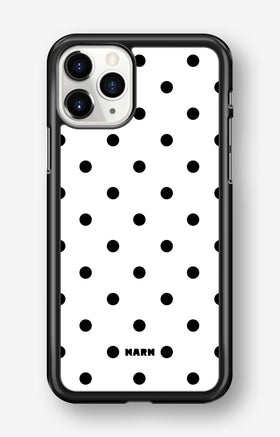 iPhone 11 Pro Hard Case – Mono Dots - View 1