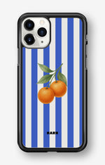 iPhone 11 Pro Hard Case – Orange Stripes - View 1