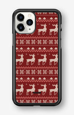 iPhone 11 Pro Hard Case – Reindeer Knit - View 1