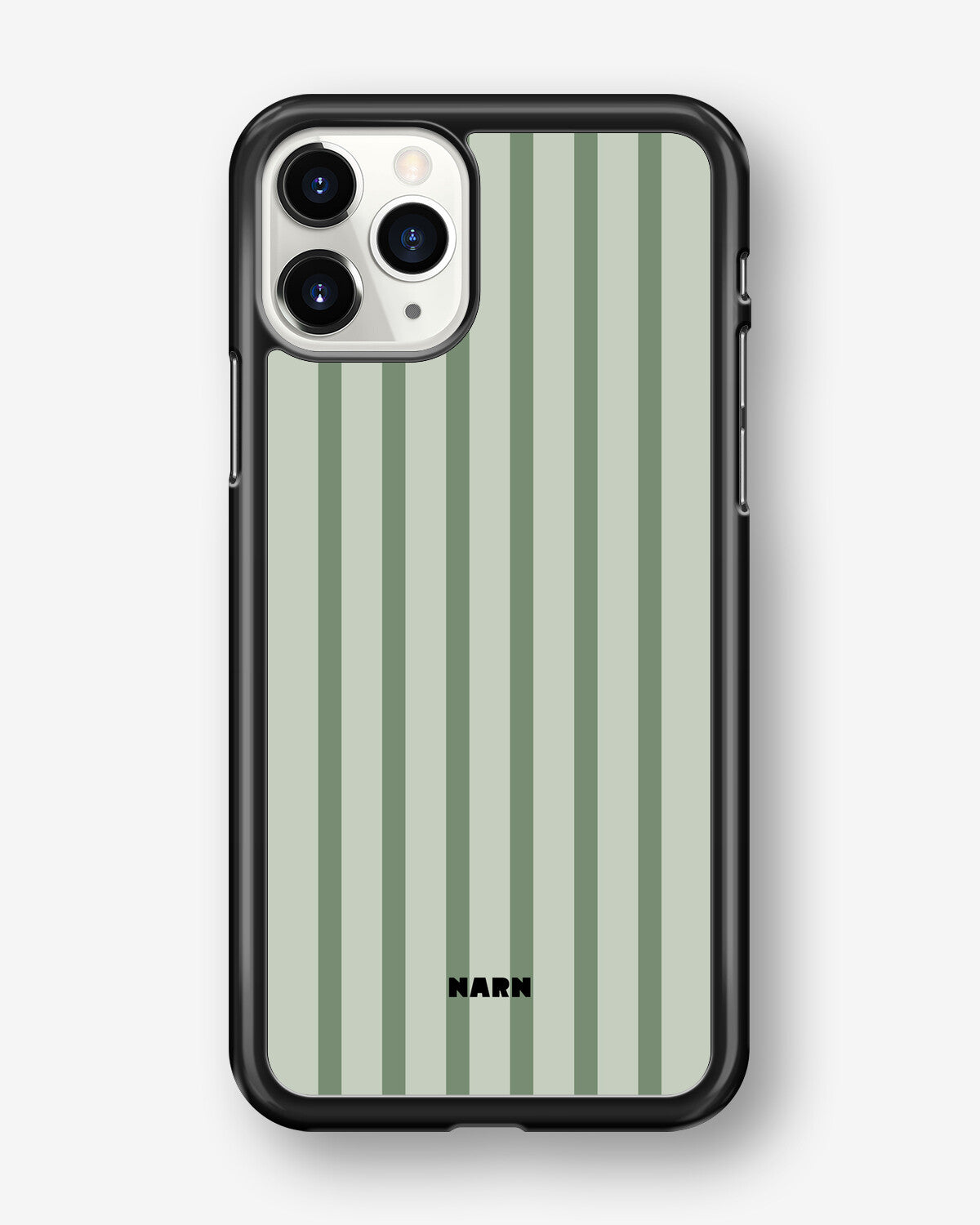 iPhone 11 Pro Hard Case – Sage Stripes - View 1