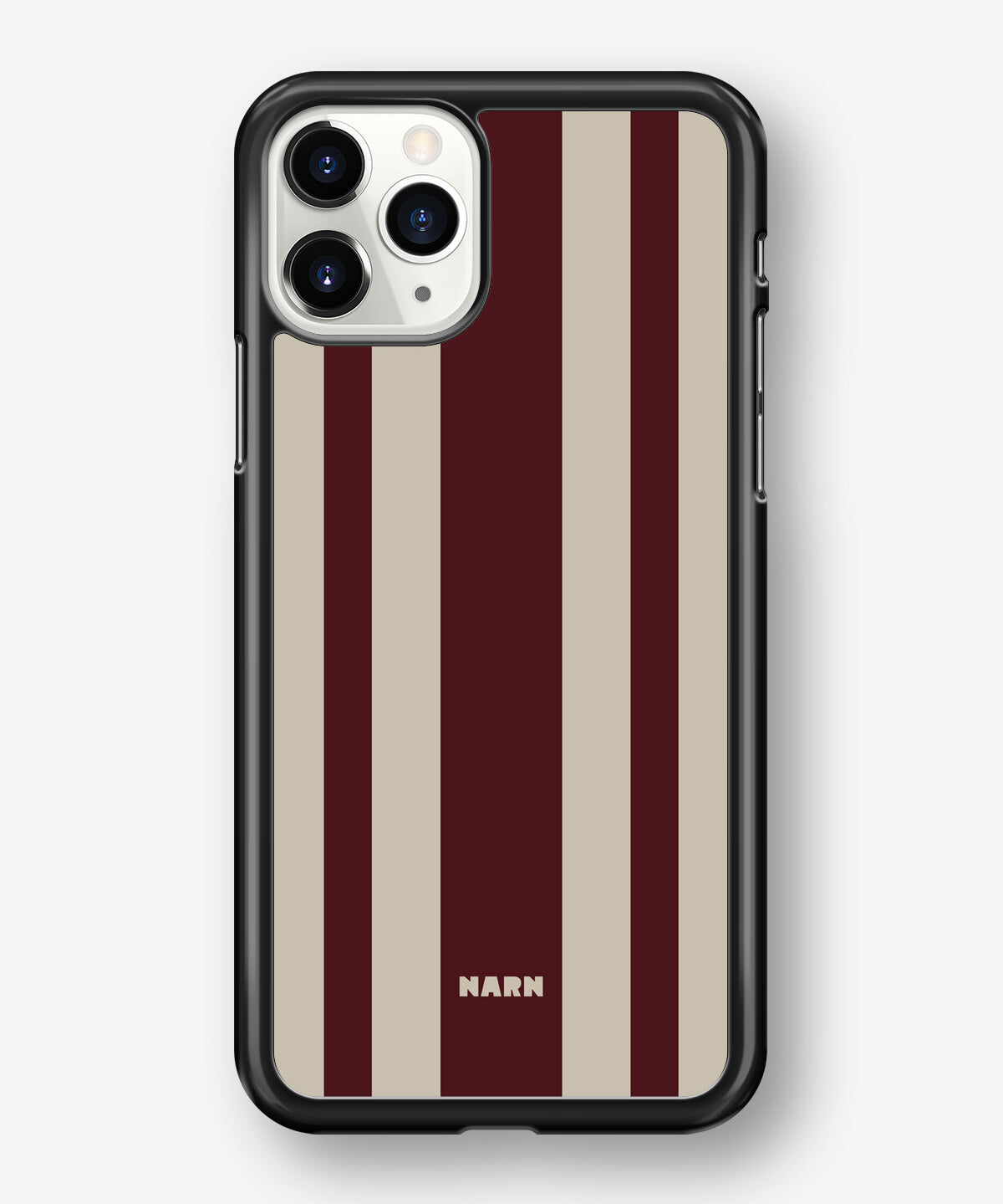 iPhone 11 Pro MAX Hard Case – Bordeaux Stripe - View 1