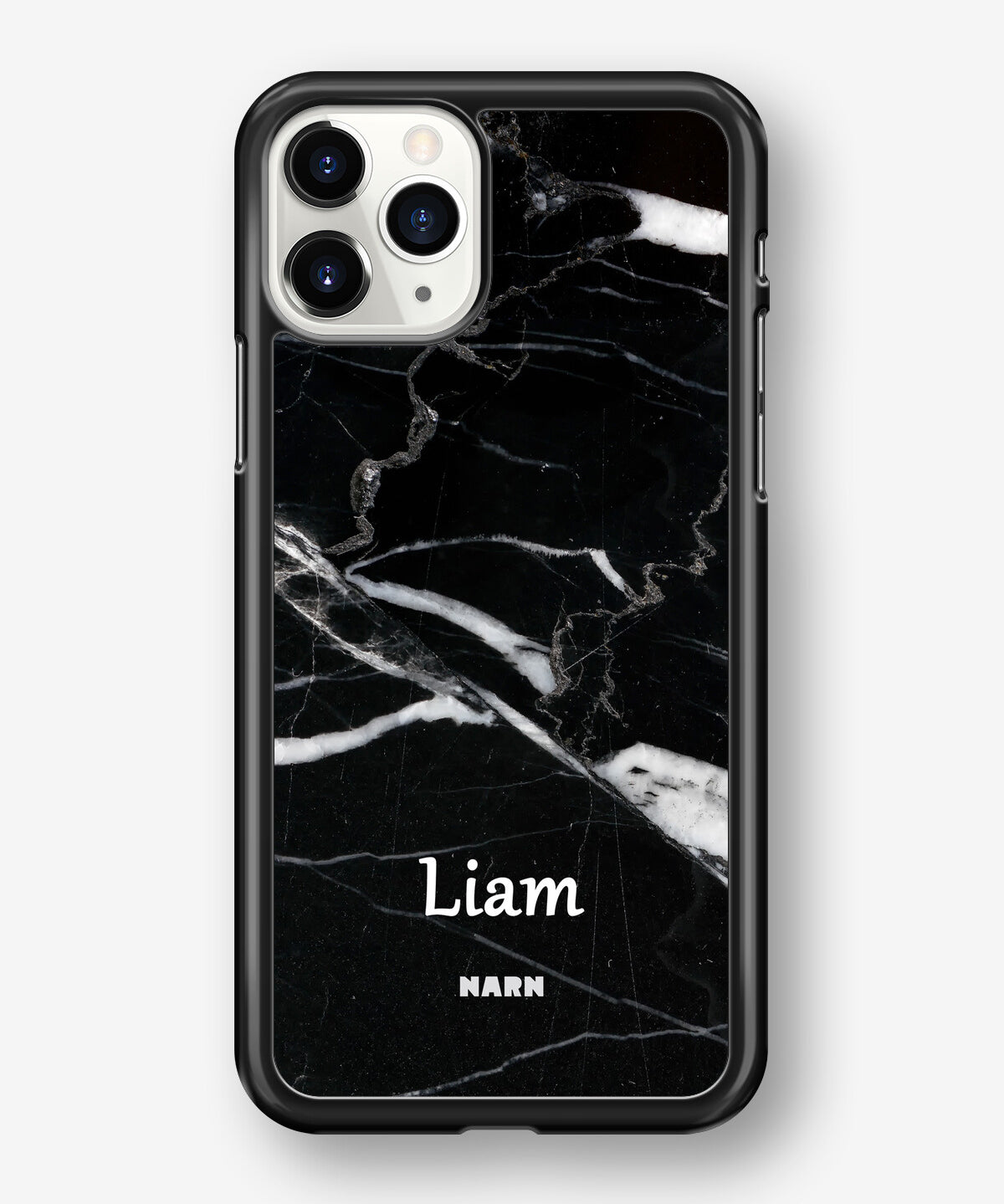 iPhone 11 Pro MAX Hard Case – Custom - Black Marble - View 1