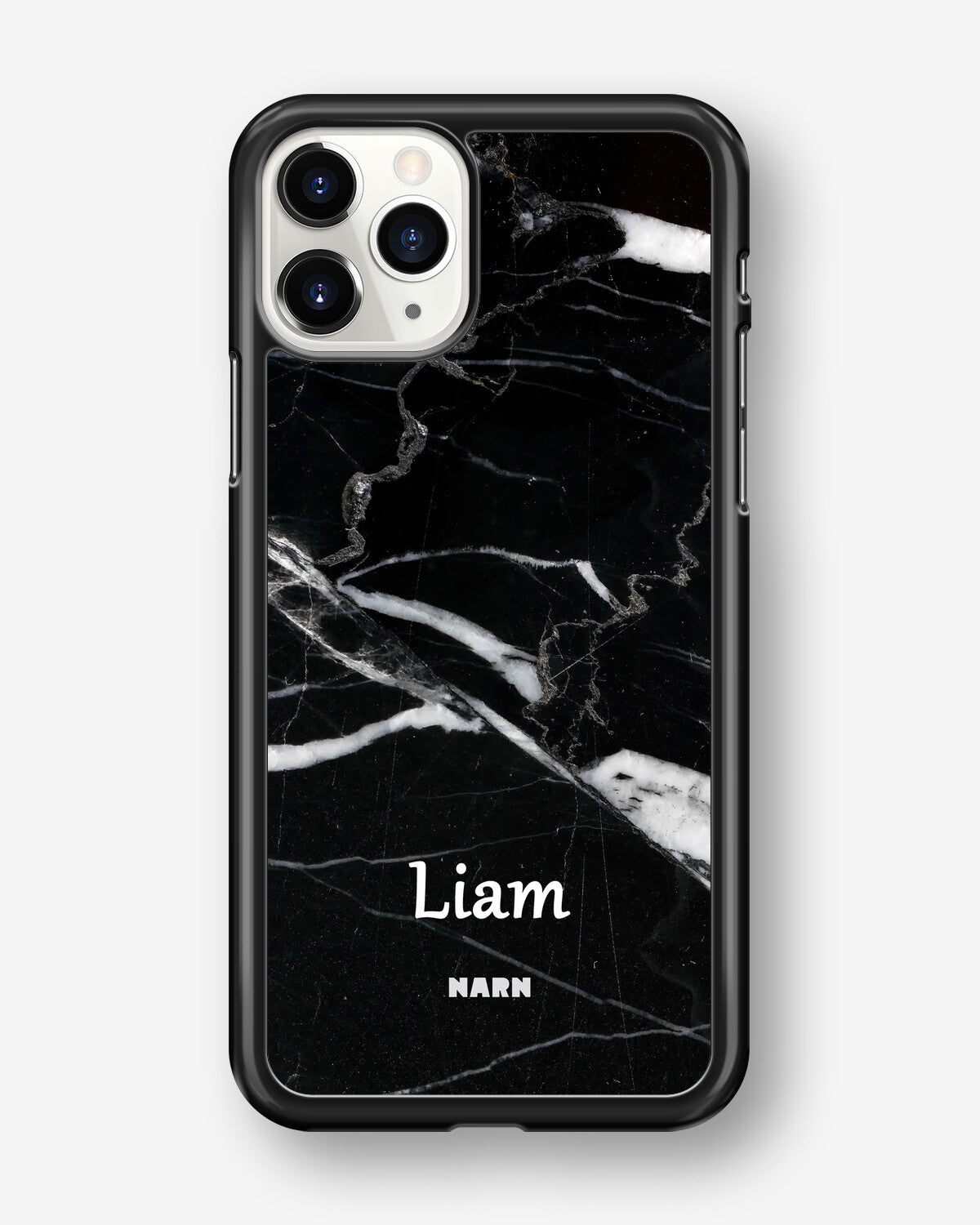 iPhone 11 Pro MAX Hard Case – Custom - Black Marble - View 1