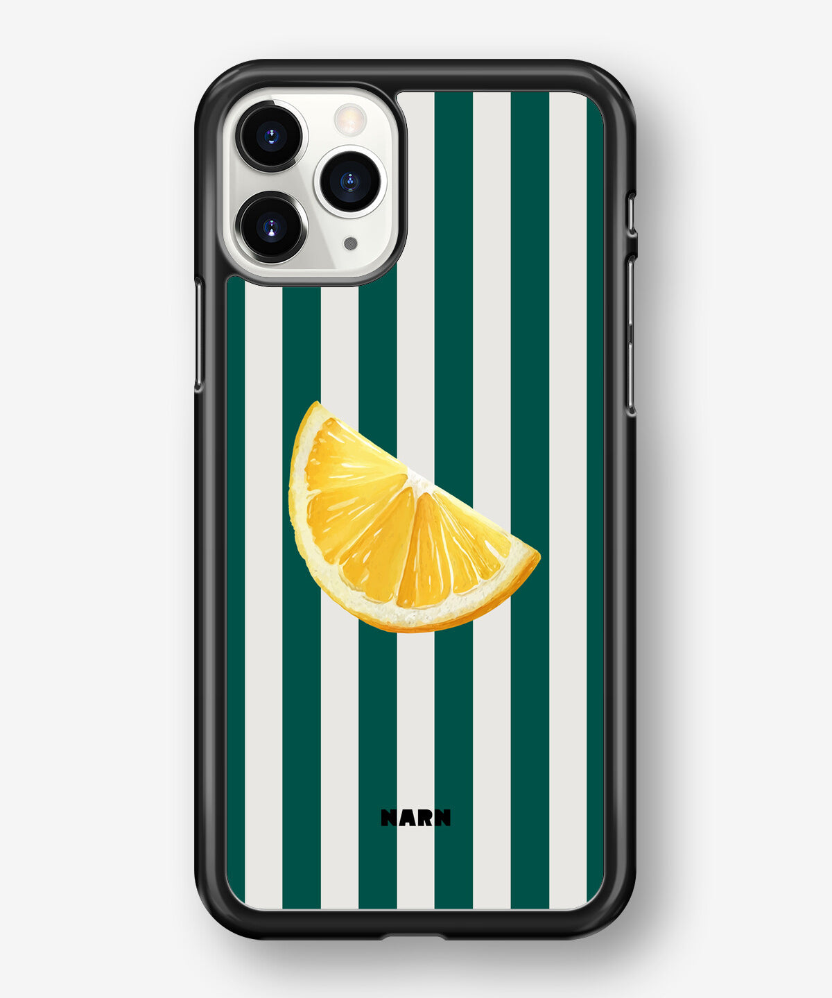 iPhone 11 Pro MAX Hard Case – Lemon Stripes - View 1