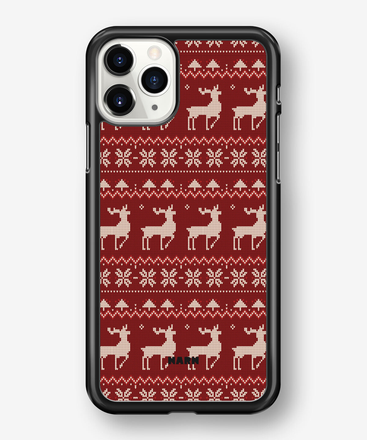 iPhone 11 Pro MAX Hard Case – Reindeer Knit - View 1