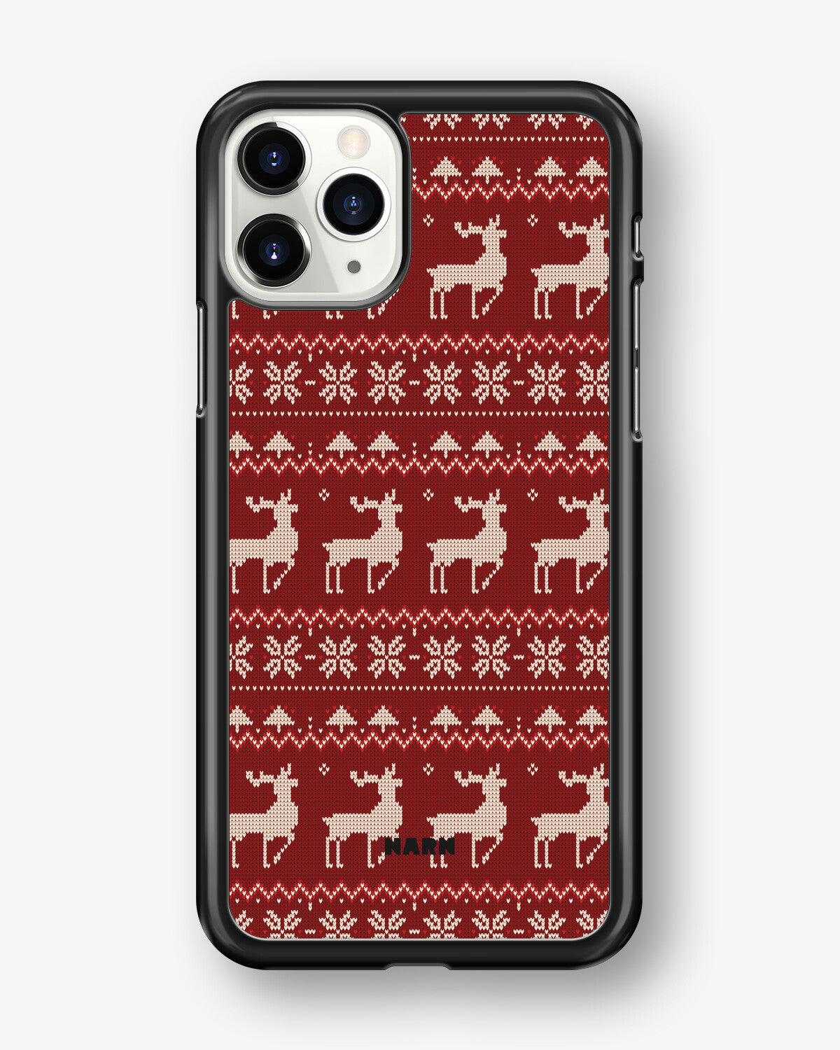 iPhone 11 Pro MAX Hard Case – Reindeer Knit - View 1