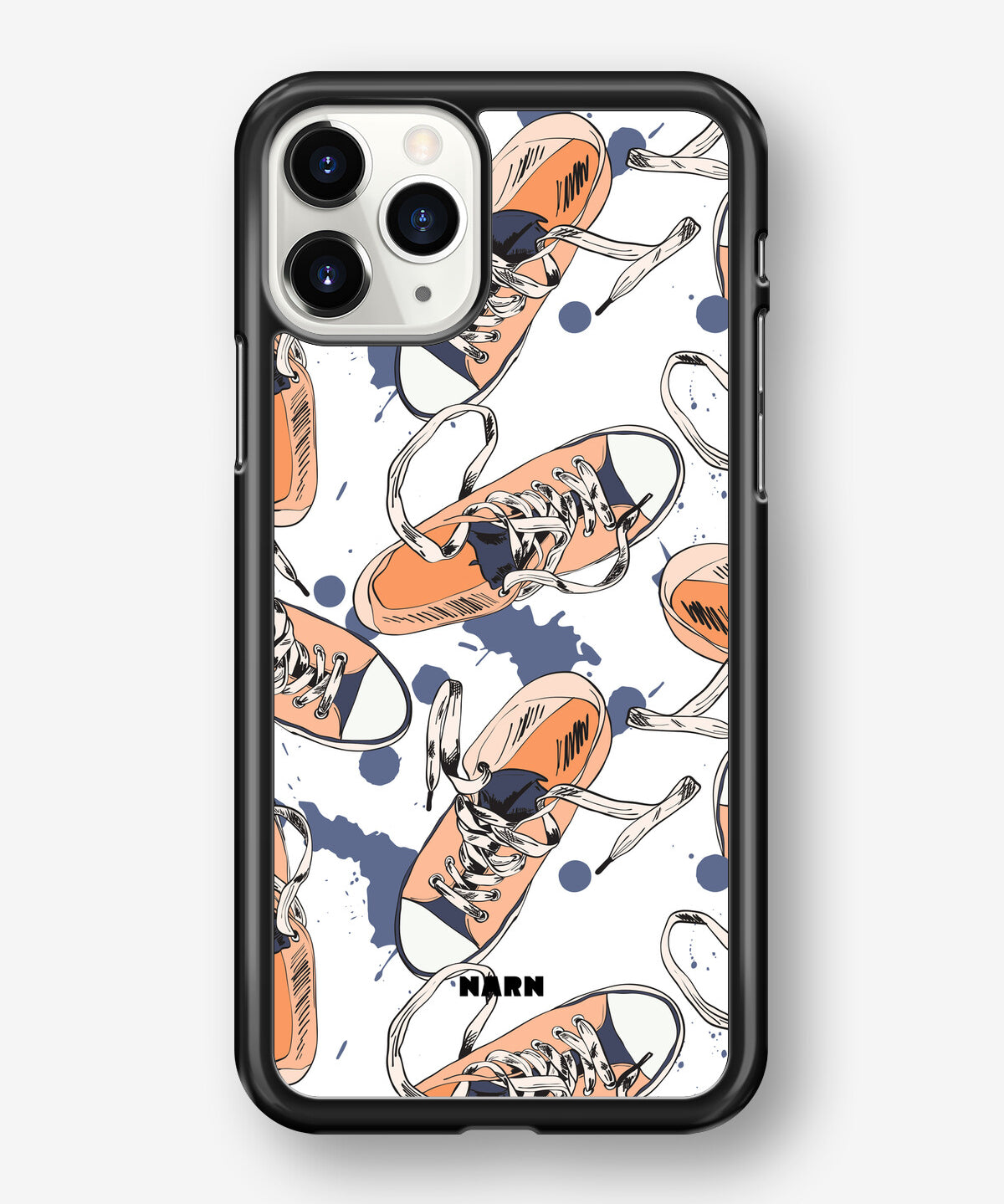 iPhone 11 Pro MAX Hard Case – Apricot Sneakers - View 1