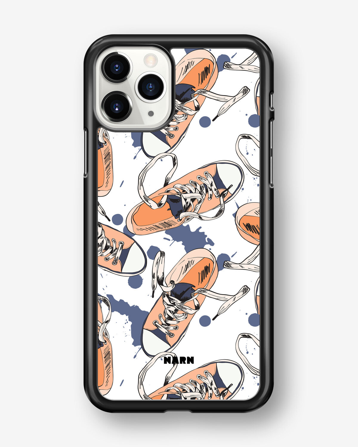 iPhone 11 Pro MAX Hard Case – Apricot Sneakers - View 1
