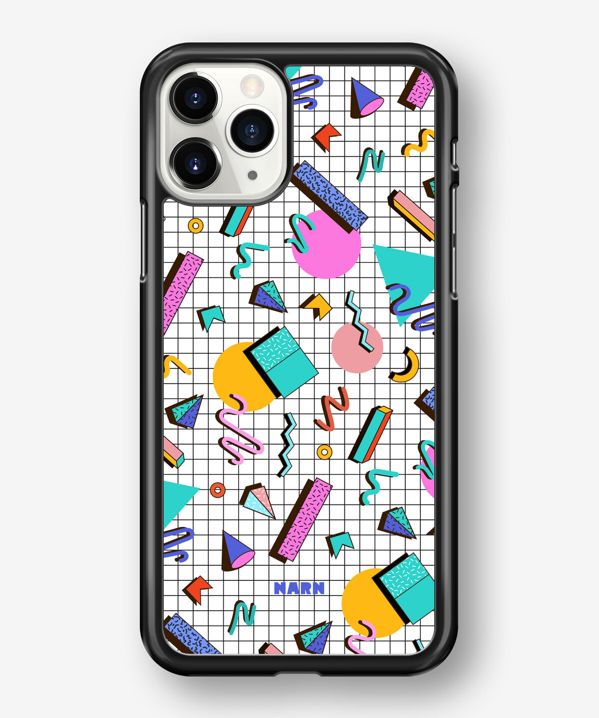 iPhone 11 Pro MAX Hard Case – 80s Memphis - View 1