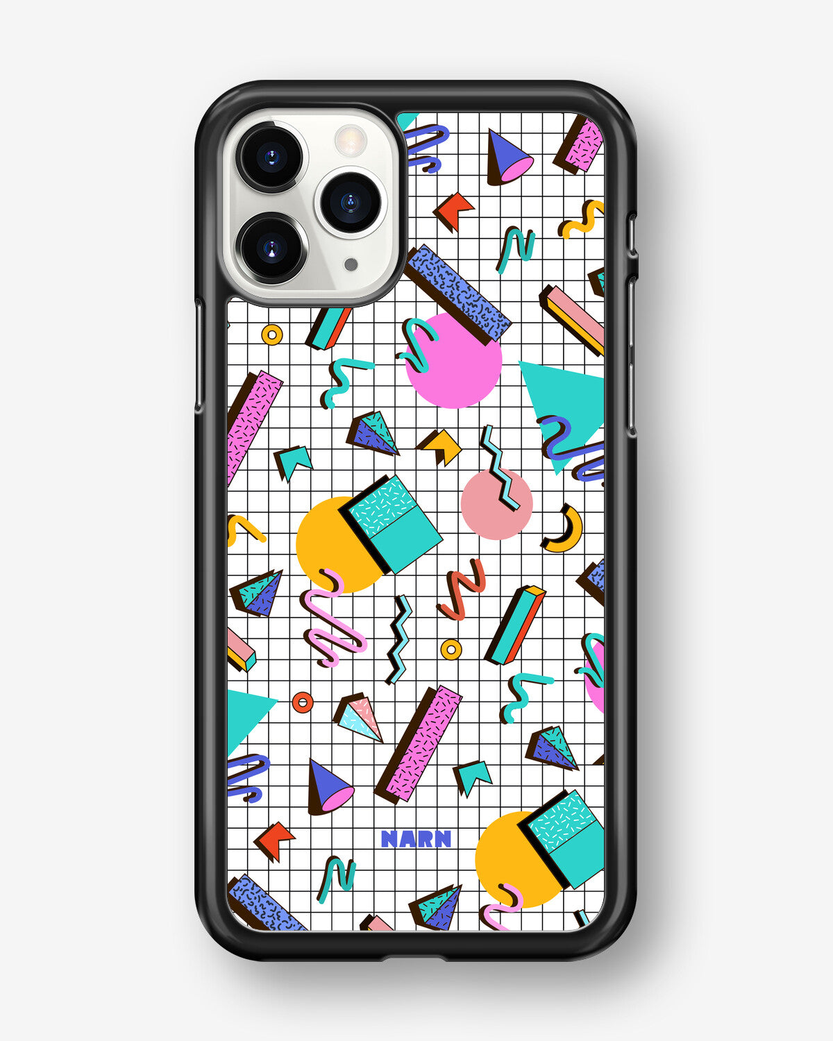 iPhone 11 Pro MAX Hard Case – 80s Memphis - View 1