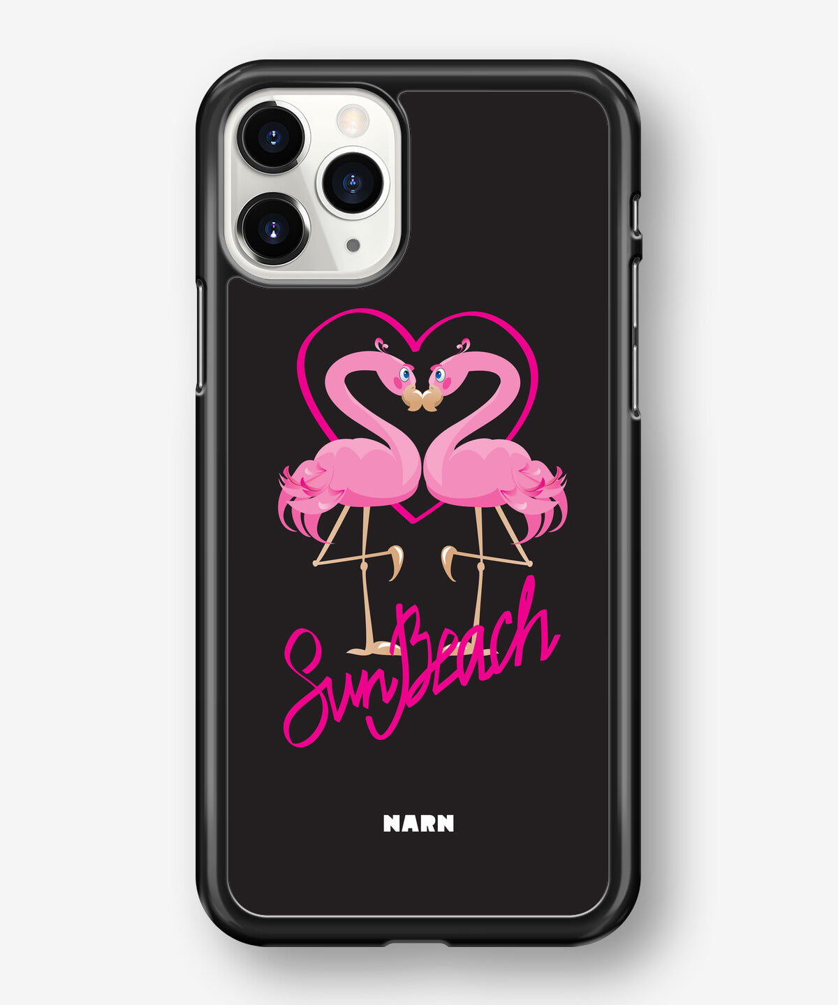 iPhone 11 Pro MAX Hard Case – Beach Flamingo - View 1