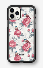 iPhone 11 Pro MAX Hard Case – Birds Among Roses - View 1