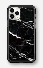 iPhone 11 Pro MAX Hard Case – Black Marble - View 1