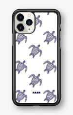 iPhone 11 Pro MAX Hard Case – Blue Turtles - View 1