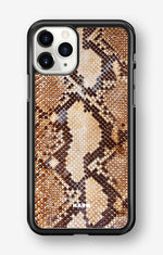iPhone 11 Pro MAX Hard Case – Brown Snakeskin - View 1