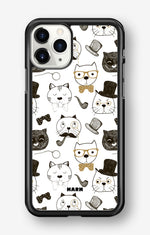 iPhone 11 Pro MAX Hard Case – Cartoon Cats - View 1