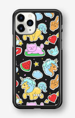 iPhone 11 Pro MAX Hard Case – Cute Stickers - View 1
