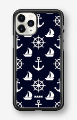 iPhone 11 Pro MAX Hard Case – Deep Blue Voyage - View 1