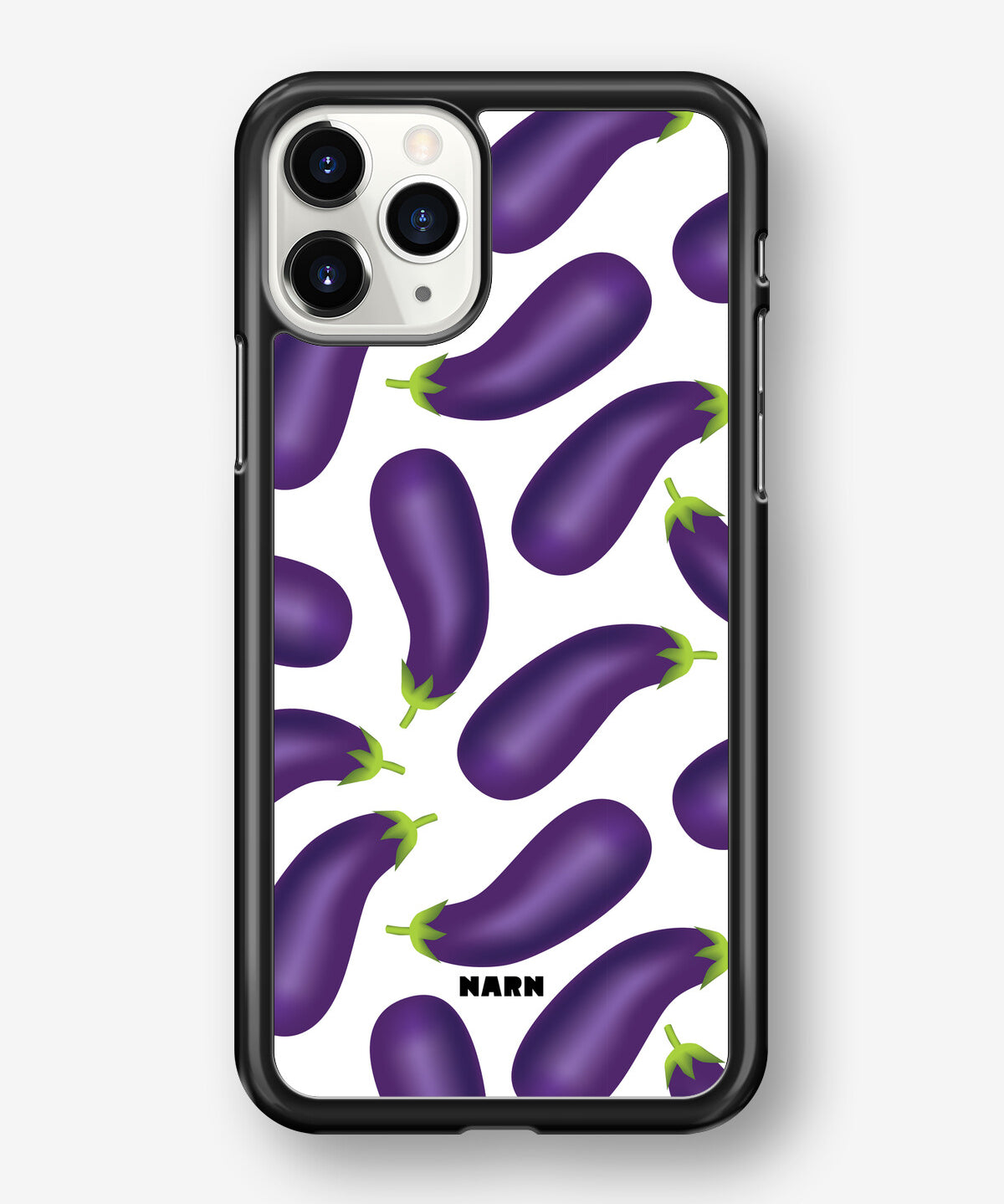 iPhone 11 Pro MAX Hard Case – Eggplant Pattern - View 1
