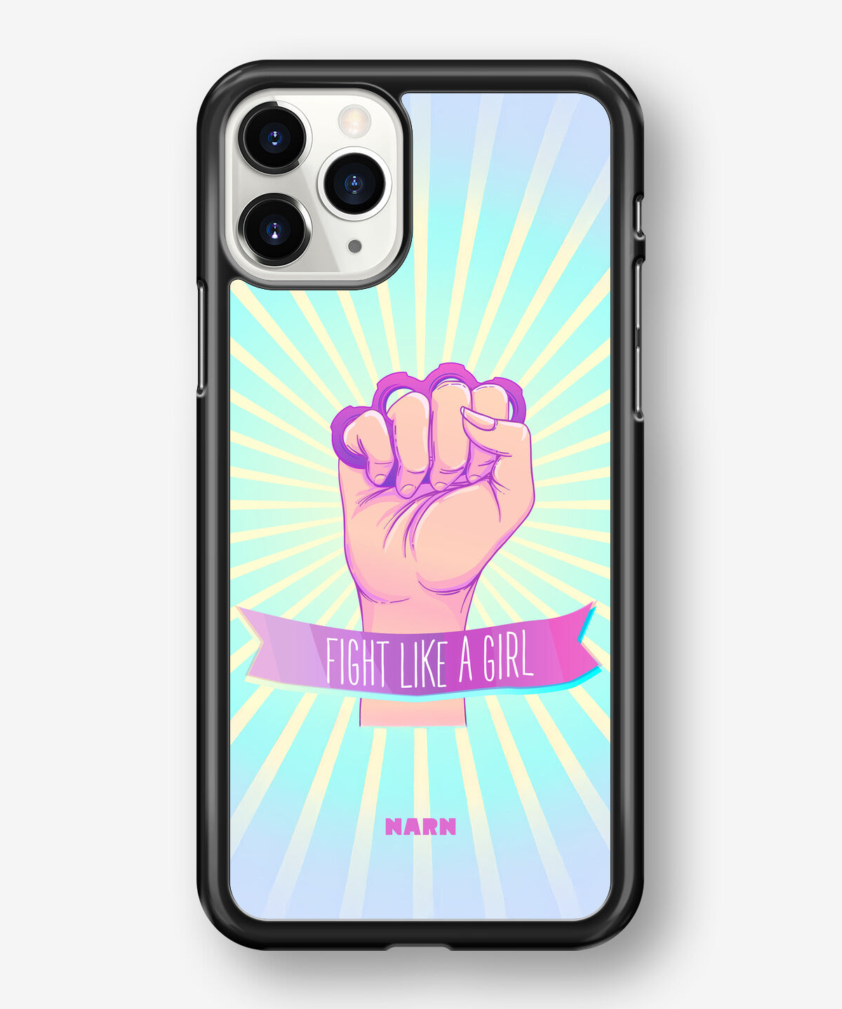 iPhone 11 Pro MAX Hard Case – Fight Like A Girl - View 1