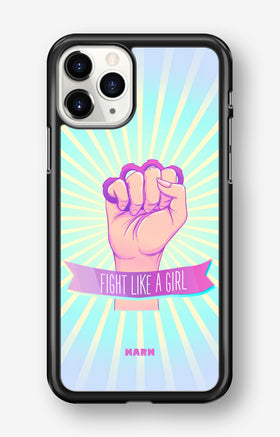 iPhone 11 Pro MAX Hard Case – Fight Like A Girl - View 1