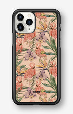 iPhone 11 Pro MAX Hard Case – Flamingos & Flowers - View 1