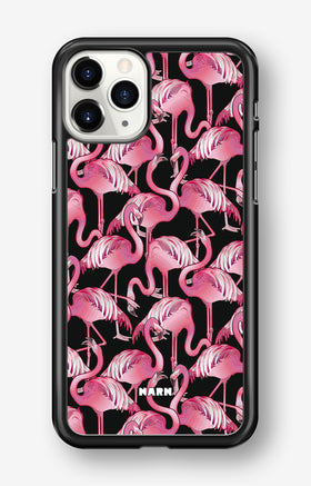 iPhone 11 Pro MAX Hard Case – Flamingos - View 1