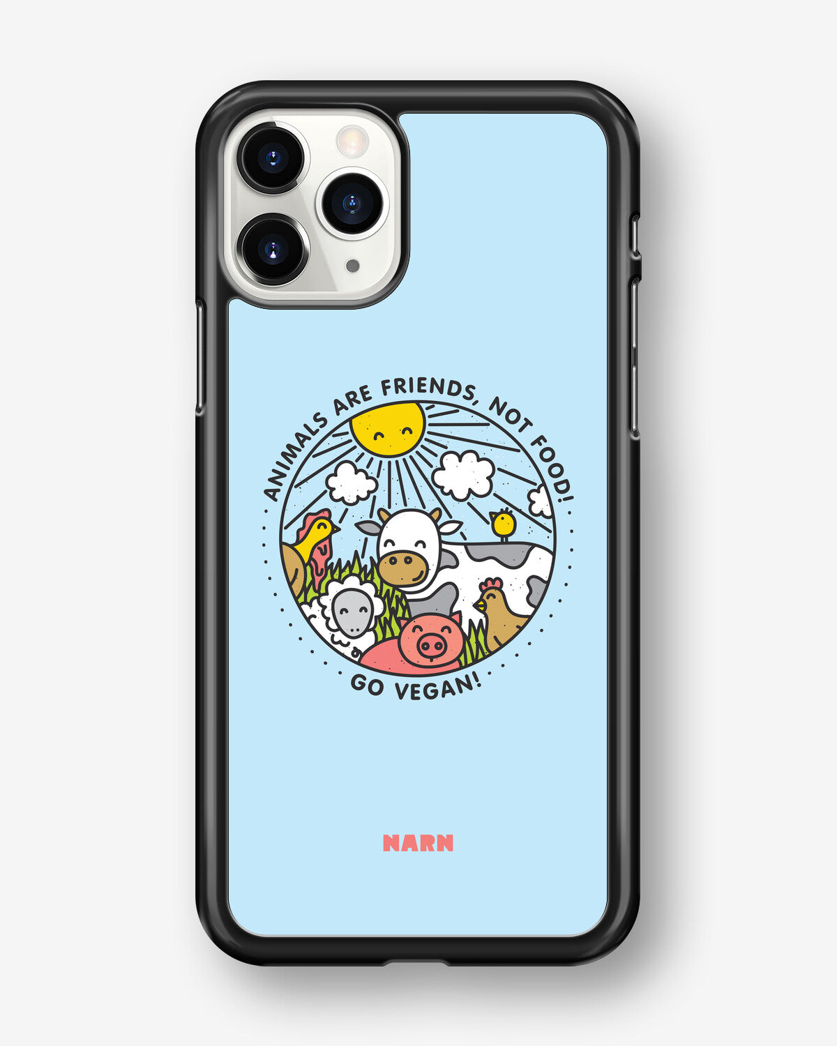 iPhone 11 Pro MAX Hard Case – Friends, Not Food - View 1