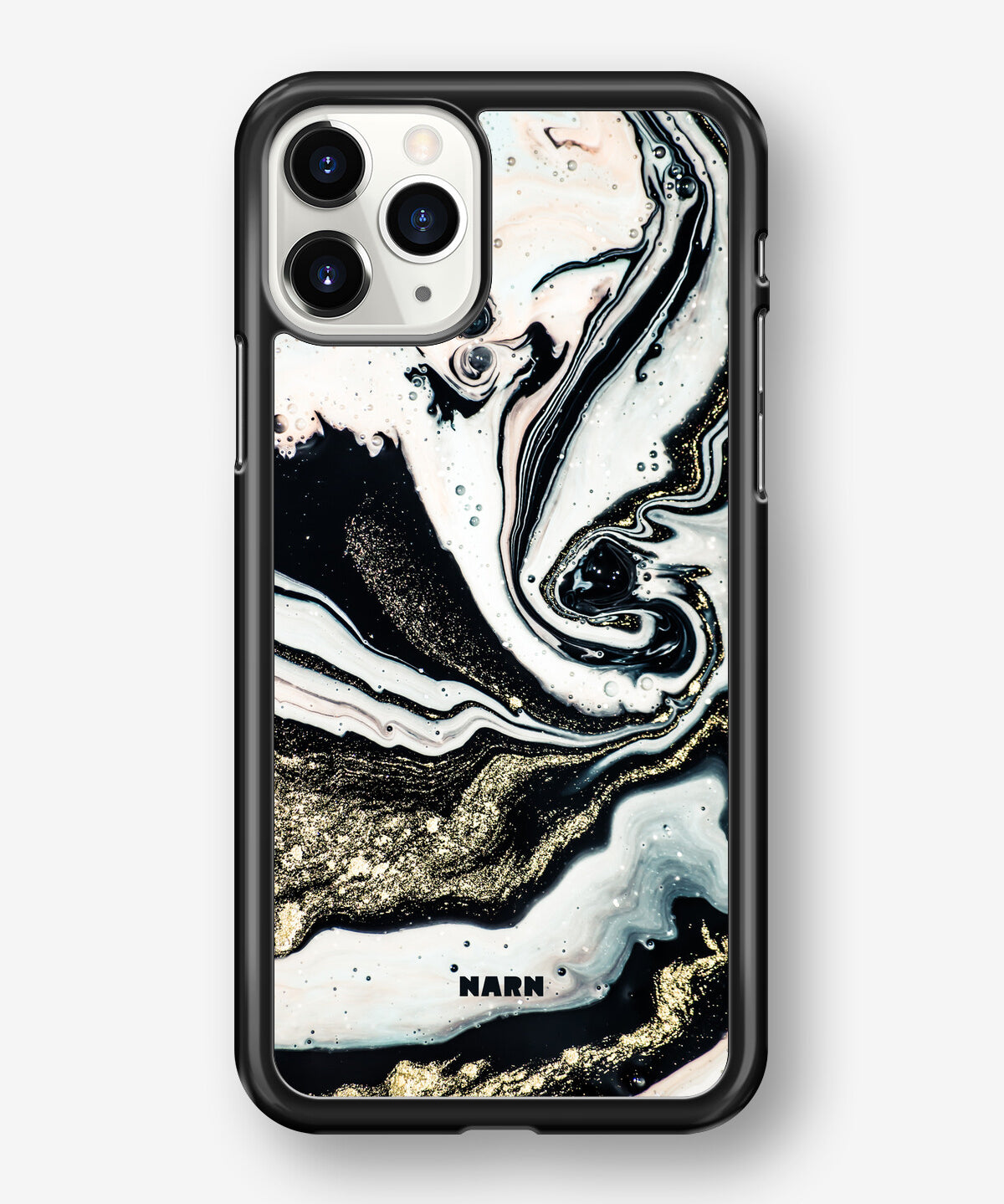 iPhone 11 Pro MAX Hard Case – Golden Swirl - View 1