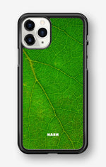 iPhone 11 Pro MAX Hard Case – Green Leafy - View 1