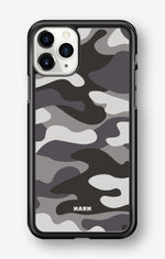 iPhone 11 Pro MAX Hard Case – Grey Camo - View 1