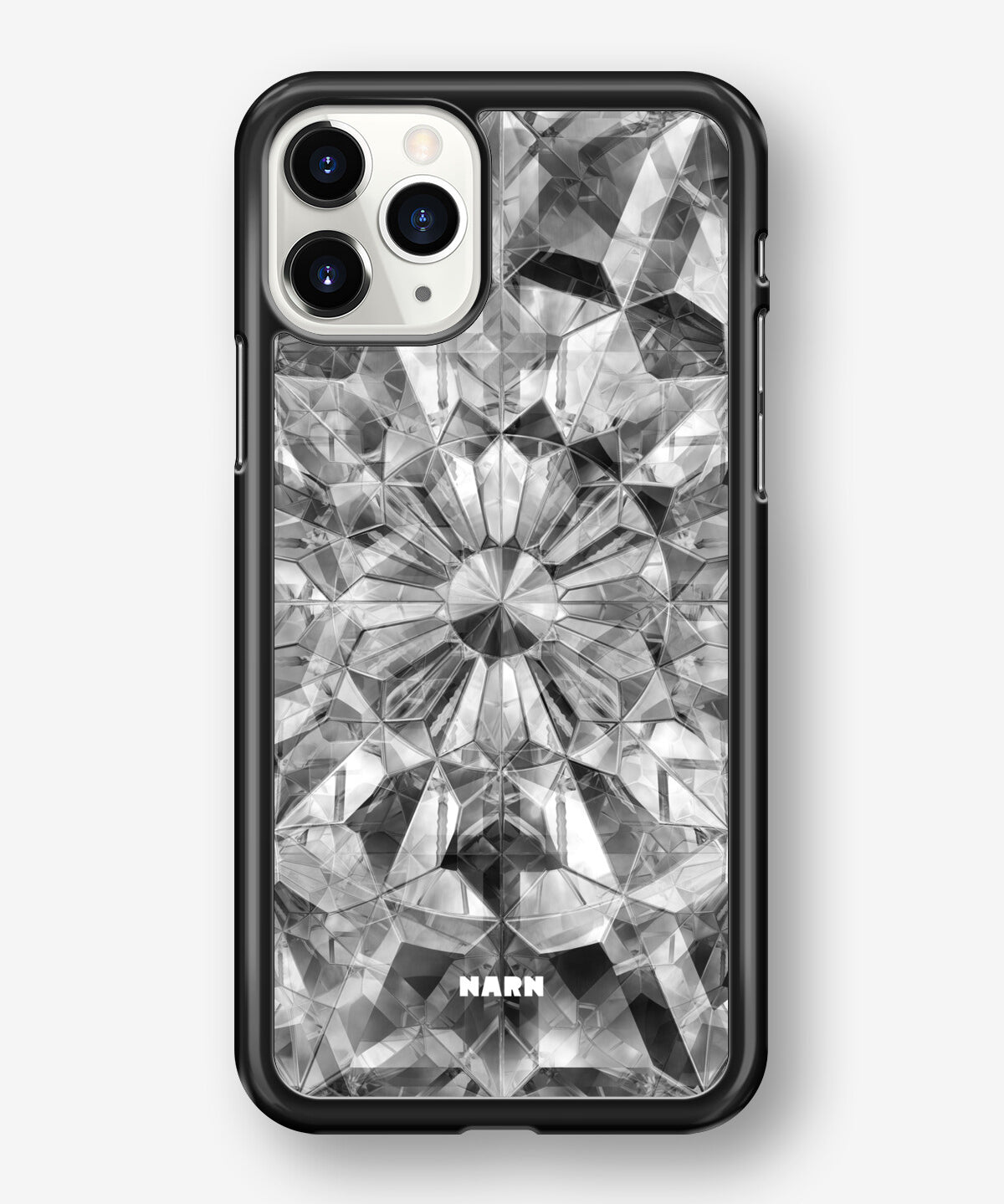iPhone 11 Pro MAX Hard Case – Grey Crystals - View 1