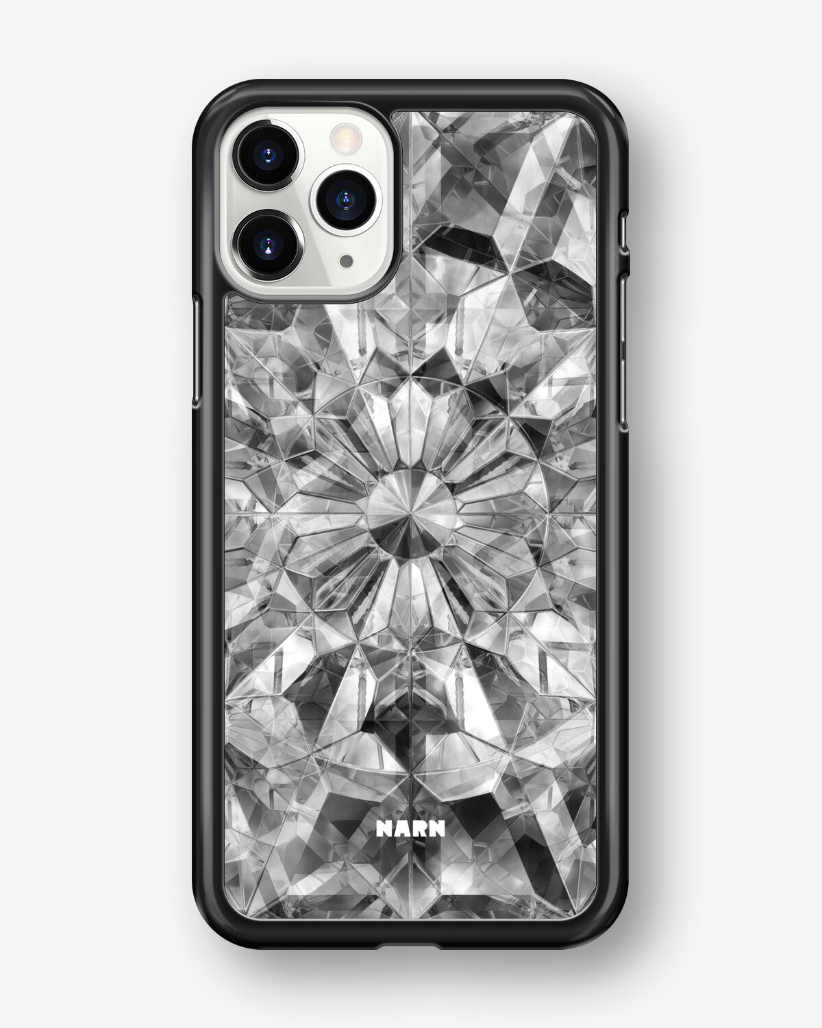 iPhone 11 Pro MAX Hard Case – Grey Crystals - View 1