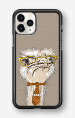 iPhone 11 Pro MAX Hard Case – Hipster Ostrich - View 1